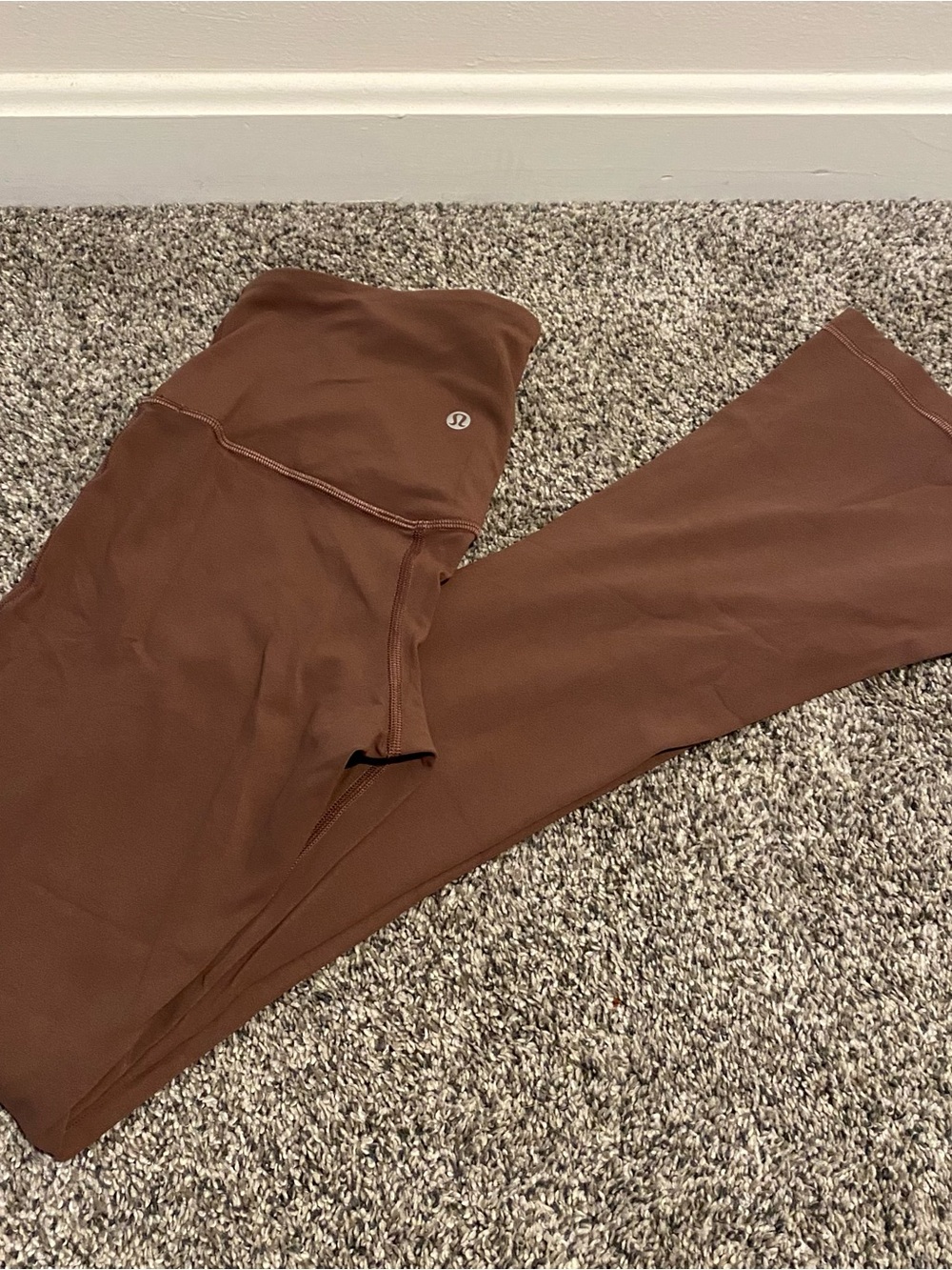 Lululemon Brown flare yoga pants sz 2 great condition